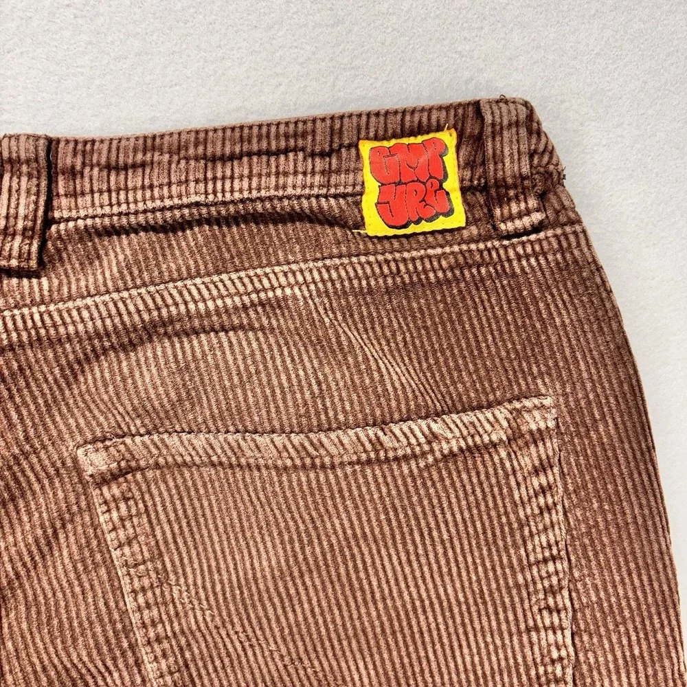 Empyre Corduroy Pants Mens‎ 33x28 Relaxed Fit Brown Skater Streetwear Baggy Y2K